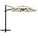 Ombrellone A Sbalzo 4 Livelli Palo In Alluminio 3x3 M Sabbia - Foto miniatura 1