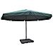 Ombrellone Da Giardino In Alluminio Con Base Portatile Verde - Foto miniatura 1