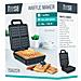 TSA3224 piastra per waffle 4 waffle 1100 W Nero, Acciaio inox - Foto miniatura 3
