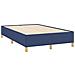 Letto a Molle con Materasso e LED Blu 120x190 cm in Tessuto - Foto miniatura 6