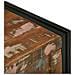 Scatola di Stoccaggio Multicolore 80x50x50 cm in Legno di Recupero - Foto miniatura 8