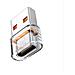 Adattatore Usb 2.0 A Type-c Trasparente Per Trasferimento Dati E Ricarica - Foto miniatura 1