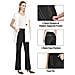 Pantaloni Da Donna A Zampa Eleganti Antracite Lunghezza 74 Cm S - Foto miniatura 4