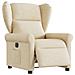 Poltrona Elettrica Reclinabile Crema in Tessuto - Foto miniatura 1