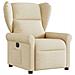 Poltrona Elettrica Reclinabile Crema in Tessuto - Foto miniatura 3