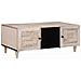 Tavolino da salotto con lo scaffale Beige 100 x 54 x 40 cm - Foto miniatura 1
