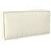Cuscino per pallet per schienale crema 80x40x12 cm in tessuto Oxford - Foto miniatura 1