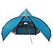 Tenda Teepee con tetto Blu e Grigio 600 x 600 x 347 cm - Foto miniatura 6