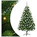 Albero di Natale con 300 LED con supporto Verde 210 cm PE - Foto miniatura 1