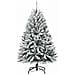 Albero di Natale artificiale con 150 LED Verde e Bianco 120 cm - Foto miniatura 5