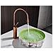 Rubinetto per lavabo da bagno, Blackswan, tipo M233, modello oro rosa, misura 46 cm - Foto miniatura 3