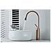 Rubinetto per lavabo da bagno, Blackswan, tipo M233, modello oro rosa, misura 46 cm - Foto miniatura 4