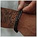 , Bracciale Da Uomo Premium Con Maglie Cubane | Acciaio Chirurgico 316l, Nero, 23 Cm - Foto miniatura 4