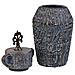 Vaso Ceramica Grigio, D17,5x40h Cm - Foto miniatura 4
