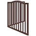 Cancello Cani Pieghevole 2 Pannelli Marrone 160cm Legno Pioppo - Foto miniatura 5