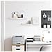 Scaffale da parete 2 pcs Marmo Bianco 60 x 9 x 3 cm - Foto miniatura 4