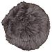 Cuscino Per Sedia In Pelle Di Agnello Tortora Ø35 Cm - Foto miniatura 1