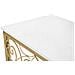Tavolo Consolle Vkh617-oro-marmo-140x36x82 Cm - Foto miniatura 5