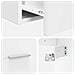 Mobile da Bagno da Muro Bianco 62,5 x 44,5 x 50 cm - Foto miniatura 3