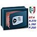Cassaforte a muro Gold Trony GT / 4 270x390x200mm - Foto miniatura 1