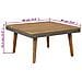 Set Divani da Giardino 4 pz con Cuscini Legno di Acacia Marrone - Foto miniatura 2