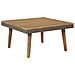 Set Divani da Giardino 4 pz con Cuscini Legno di Acacia Marrone - Foto miniatura 7