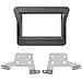 Mascherina Adattatore Autoradio 03720 Con Foro 2din Nero Renault Master Opel Movano Nissan Nv 400 Dal 2010 - Foto miniatura 1