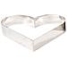 Sagoma Cuore, Acciaio Inox, Argento, 18 X 4.5 Cm - Foto miniatura 1