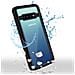 Cover Samsung Galaxy S10 Bimateria Waterproof 2m Con Vetrino Nero - Foto miniatura 2