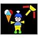 Magnetic Puzzle Gioca Scheda Di Legno Kids Toy Forme - Foto miniatura 5