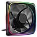 Ventola Raffreddamento Computer SHARK LIGHTS RGB con Velocità 1000 giri / min Illuminazione 20 LED RGB Colore Nero  - Foto miniatura 2