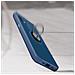 Cover Iphone 12 Mini Bimateriale Anello In Metallo Funzione Supporto Blu - Foto miniatura 4