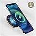 Caricabatterie Magsafe Iphone Carica Wireless Magnetica Potenza 15w Guess - Oro - Foto miniatura 3