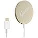 Caricabatterie Magsafe Iphone Carica Wireless Magnetica Potenza 15w Guess - Oro - Foto miniatura 4