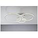 Plafoniera Da Soffitto Semi-filo In Cristallo Circolare Integrata A Led 3, 4000k - Foto miniatura 1