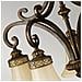 Lampadario A 5 Luci Multibraccio Finitura Noce, Attacco E27 - Foto miniatura 4