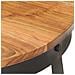 Tavolino Da Caff 68x43 Cm In Massello Di Acacia - Foto miniatura 5