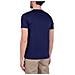 Uomo - T-shirt Signature In Cotone Pima Blu Navy - Foto miniatura 3
