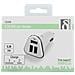 Caricabatteria Per Auto Deltaco, 5,2 A, 3x Usb Tipo A, Ingresso 12-24 V Cc, Bianco / Argento - Foto miniatura 2