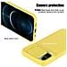 Custodia Compatibile Con Apple Iphone 12 Pro Max In Giallo Opaco - Coperchio Protettivo In Silicone Tpu Flessibile E Con Protezione Per La Fotocamera - Foto miniatura 3