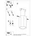Applique Da Soffitto In Legno Zeke 10 Legno 100x60x60 Mm Legno - Foto miniatura 4
