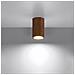 Applique Da Soffitto In Legno Zeke 10 Legno 100x60x60 Mm Legno - Foto miniatura 9