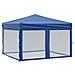 Tenda Per Feste Pieghevole Con Pareti Laterali Blu 3x3 M - Foto miniatura 1