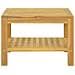 Tavolino Da Salotto 60x60x40 Cm In Legno Massello Di Teak - Foto miniatura 2