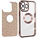 Cover Per Iphone 12 Pro Max Glitter Amovibile Silicone Protecam Spark Rose Gold - Foto miniatura 2
