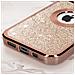 Cover Per Iphone 12 Pro Max Glitter Amovibile Silicone Protecam Spark Rose Gold - Foto miniatura 4
