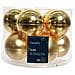 Box Da 10 Palline Di Natale Colore Oro Ø 6 Cm - Foto miniatura 1