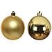 Box Da 10 Palline Di Natale Colore Oro Ø 6 Cm - Foto miniatura 2
