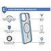 Cover Rinforzata Air Frost Magsafe Per Iphone 15 Plus, Blu - Foto miniatura 2
