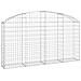 Cesto Gabbione Ad Arco 200x30x100/120 Cm Ferro Zincato - Foto miniatura 1